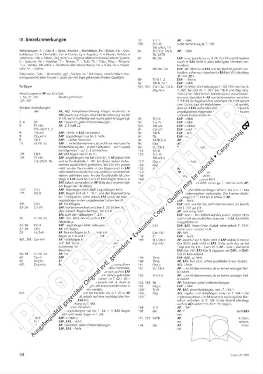 Te Deum 4-Part scores gallery preview page 102
