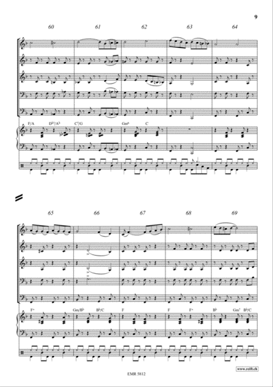 Swanee Concert Band scores gallery preview page 9