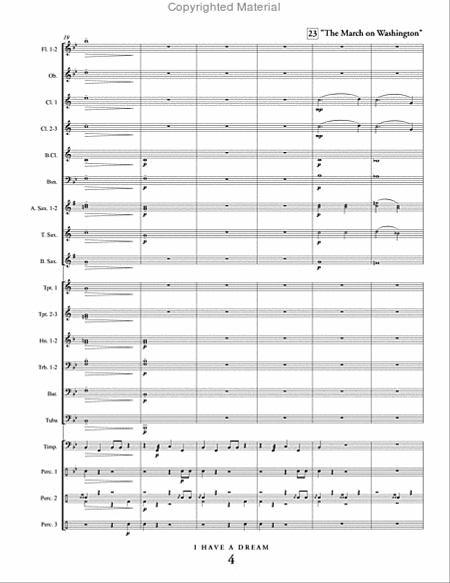 I Have A Dream I Have A Dream Concert Band scores gallery preview page 5