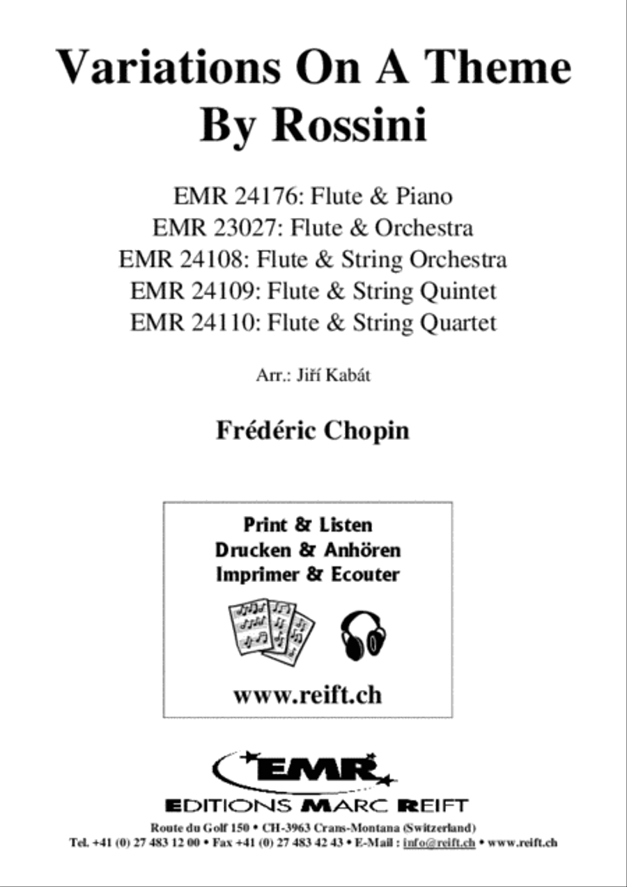 Variations On A Theme By Rossini Flute Solo scores gallery preview page 2