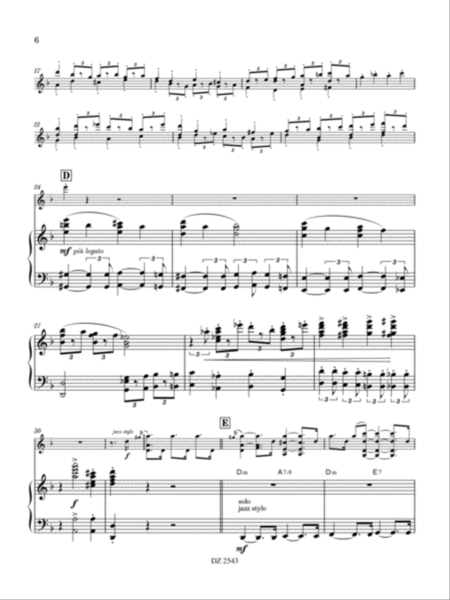Encore Piano Accompaniment scores gallery preview page 6