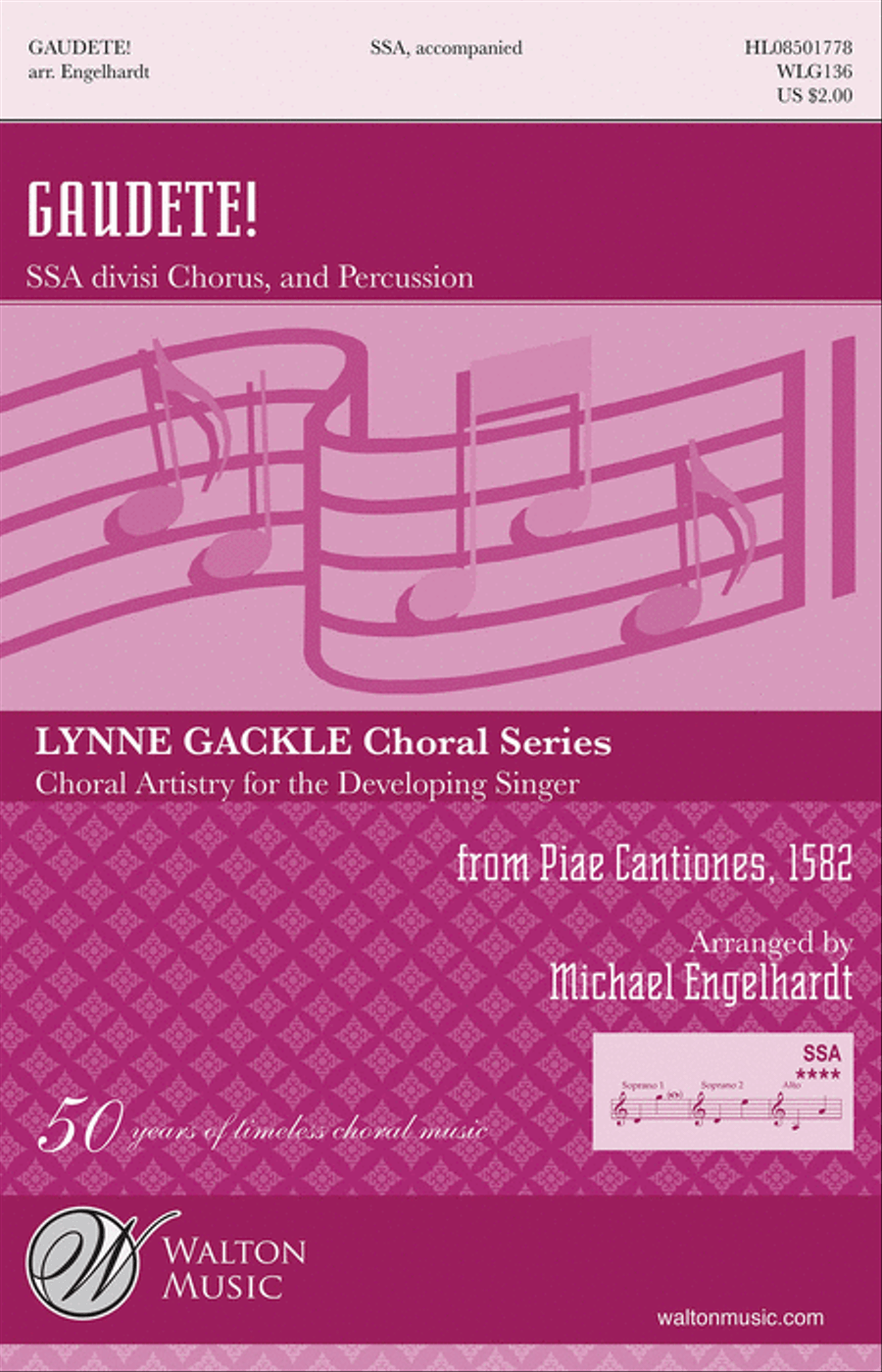 Gaudete! - SSA (Vocal Score) SSA scores gallery preview page 1
