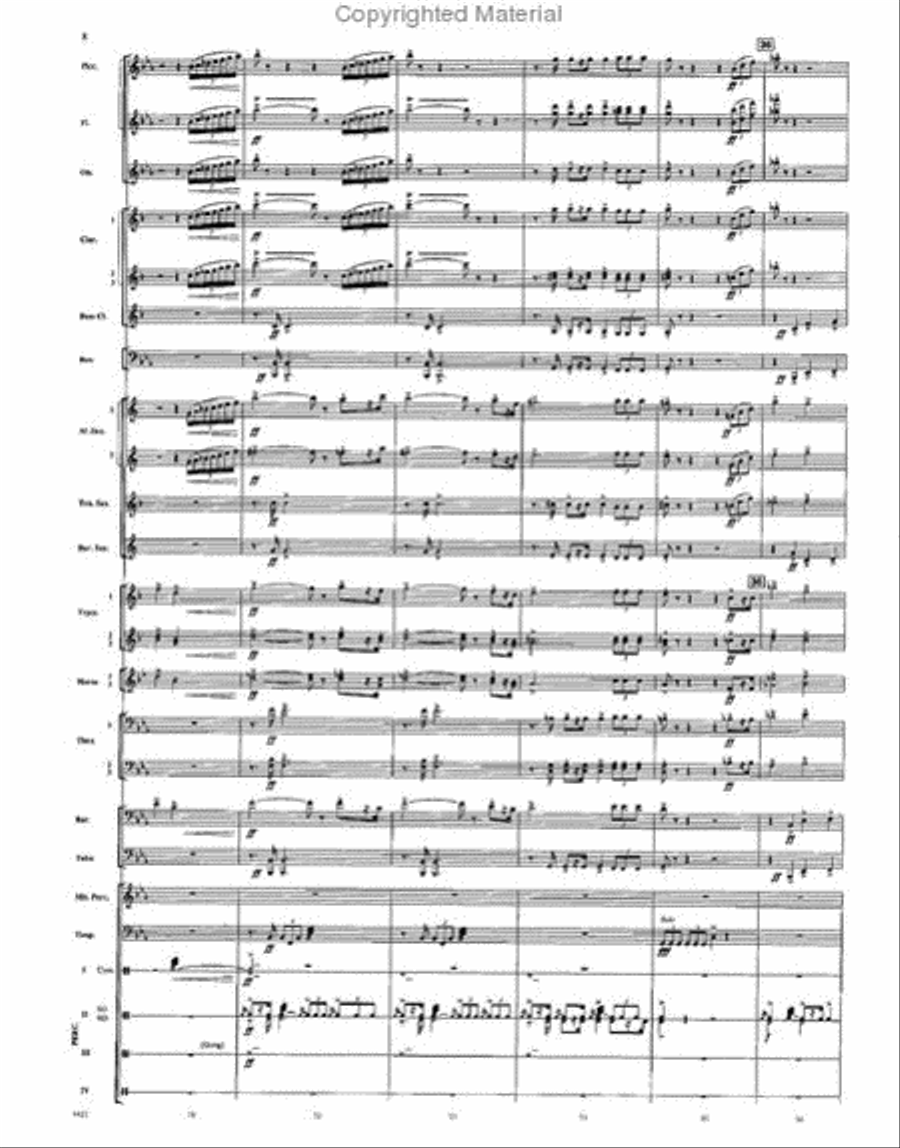 When Angels Weep Concert Band scores gallery preview page 7