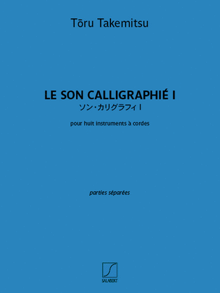 Book cover for Le Son Calligraphié I