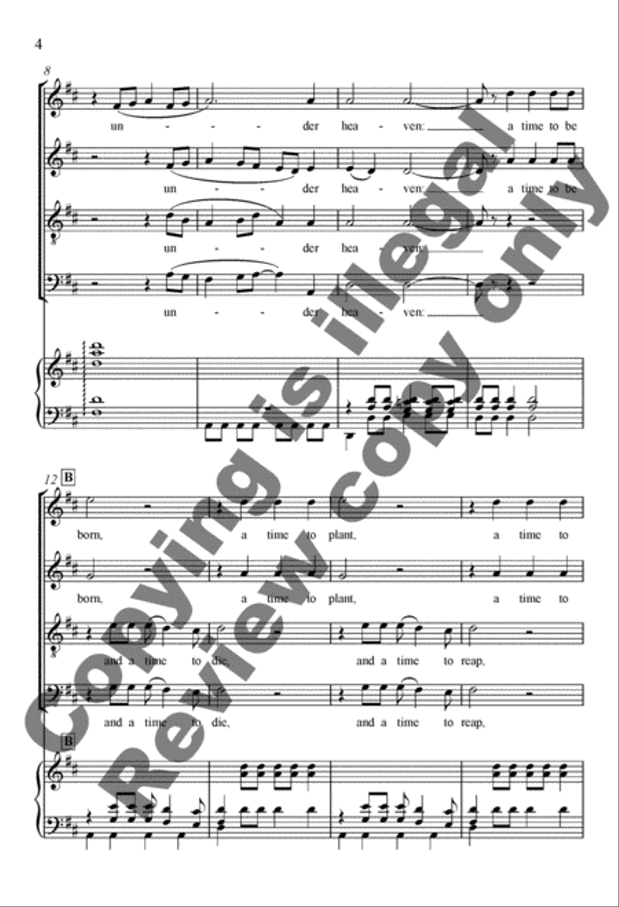 To Everything There Is a Season 4-Part scores gallery preview page 3