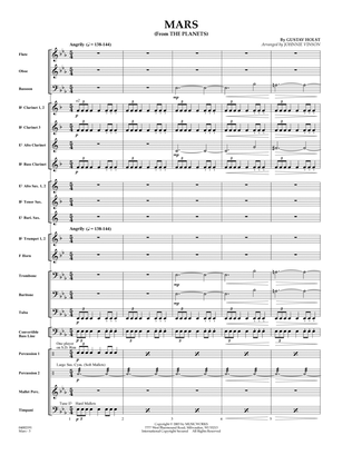Mars (from The Planets) - Conductor Score (Full Score)