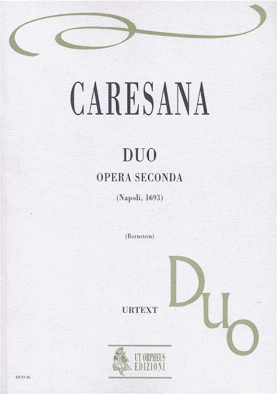 Duo. Opera Seconda (Napoli 1693) Score scores gallery preview page 1