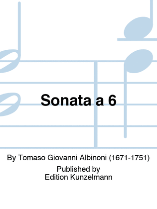 Book cover for Sonata a 6