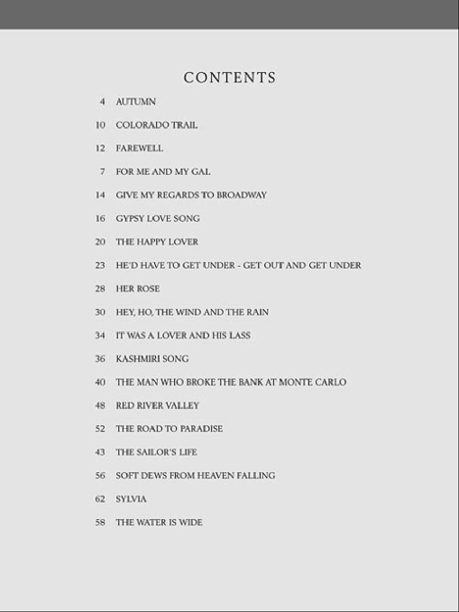 Easy Songs for the Beginning Baritone/Bass – Part II Voice scores gallery preview page 2