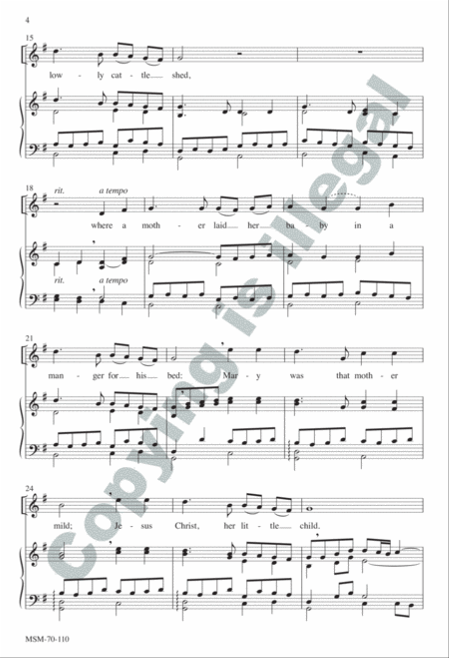 A Carol Suite SSATBB scores gallery preview page 4
