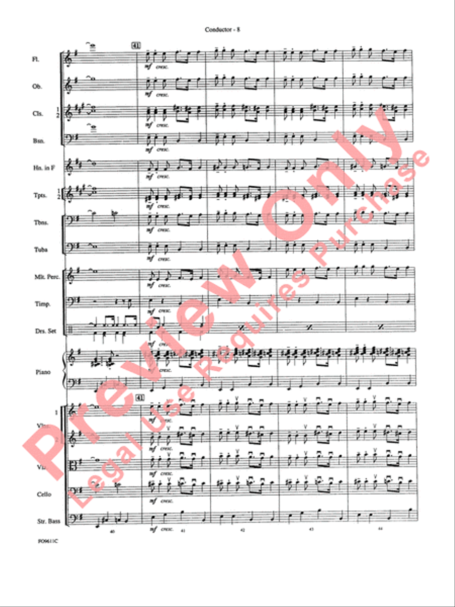 The James Bond Theme Full Orchestra scores gallery preview page 10