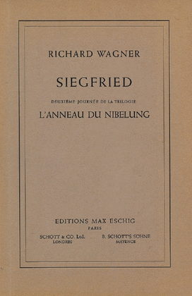 Wagner R Siegfried (frz)