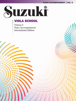 Book cover for Suzuki Viola School, Volume 6