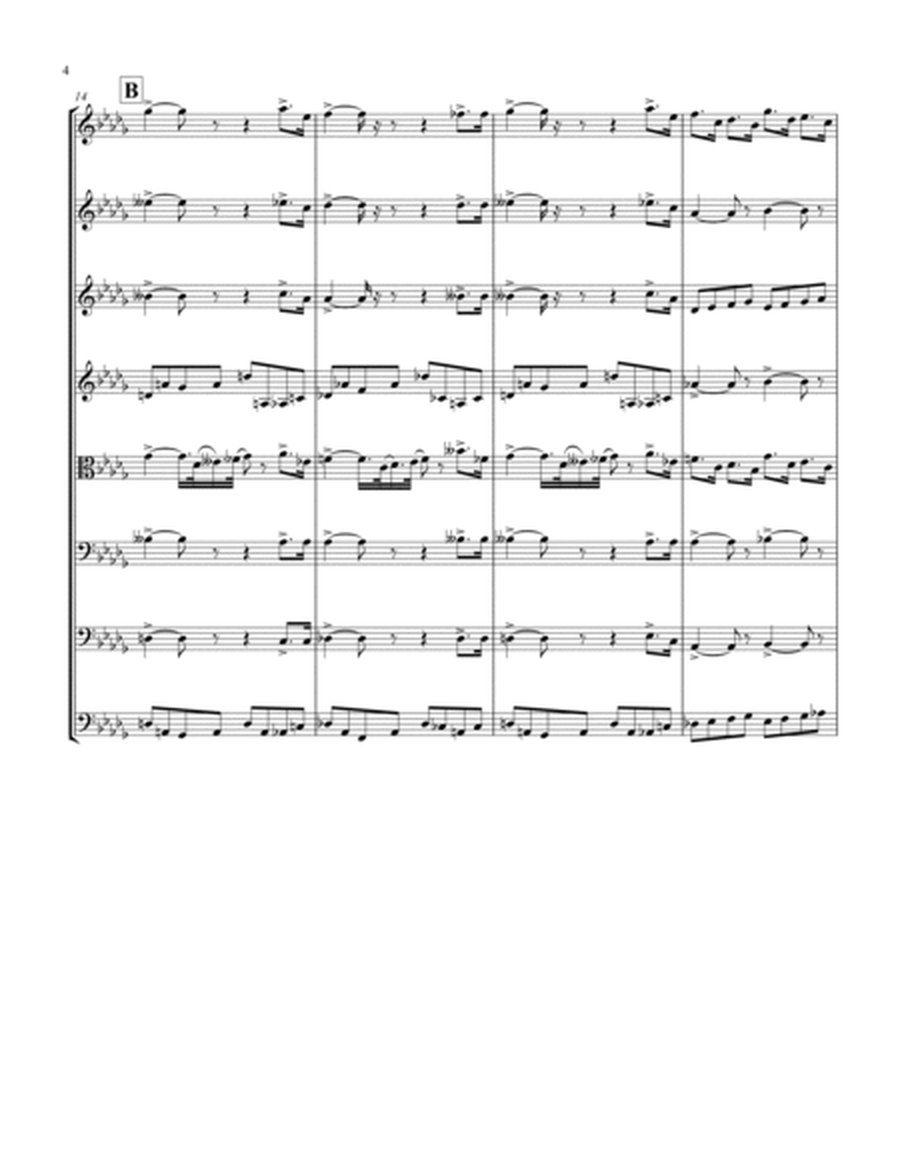 Coronation March (Db) (String Octet - 4 Violins, 1 Viola, 2 Cellos, 1 Bass)