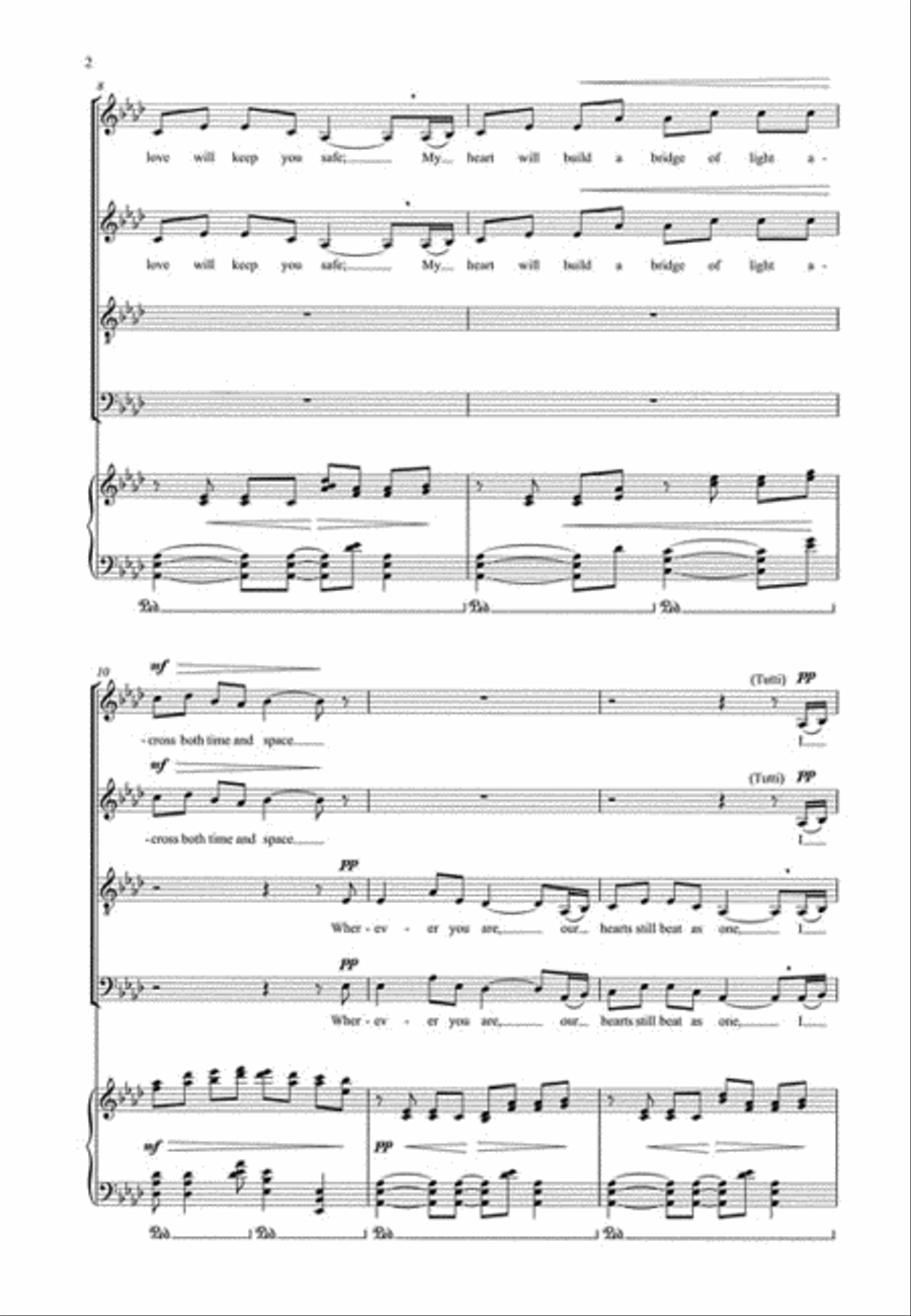 Wherever You Are 4-Part scores gallery preview page 3