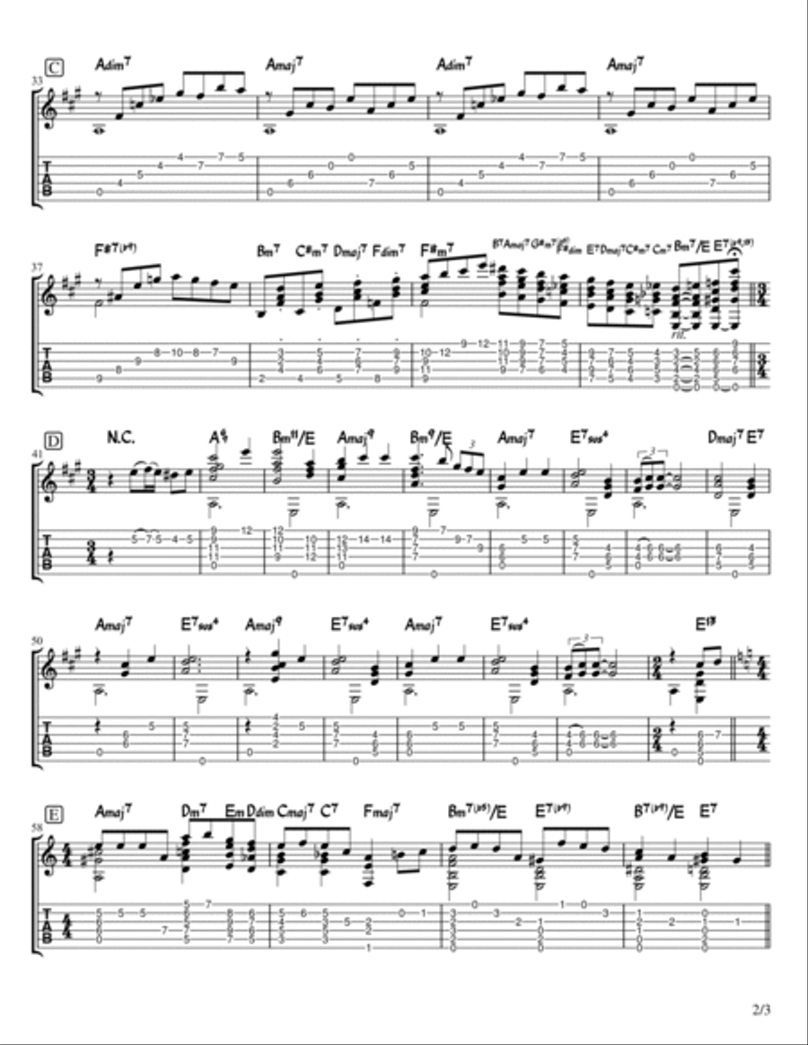Mi Cosa Mi Cosa Electric Guitar scores gallery preview page 2