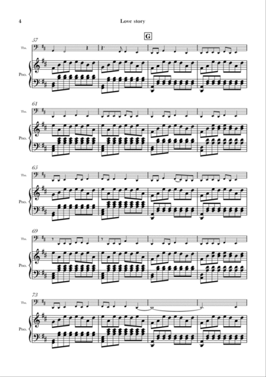 Love Story Love Story Chamber Music scores gallery preview page 4