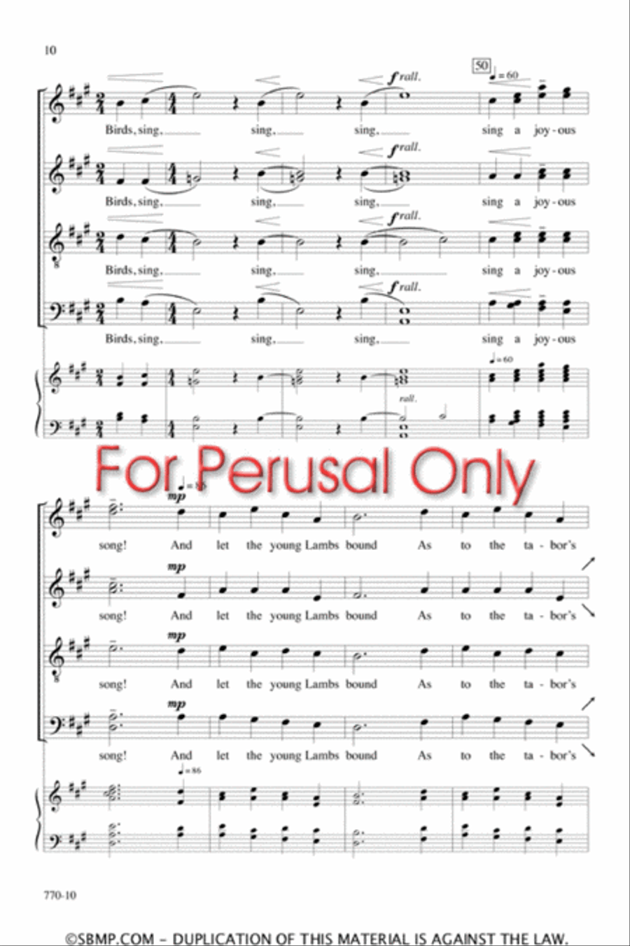 There was a time - SATB divisi Octavo Divisi scores gallery preview page 9