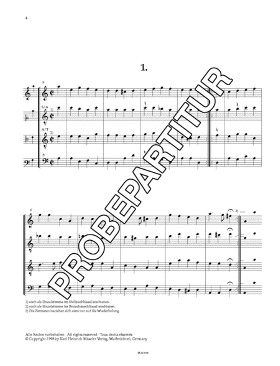 Der ander Theil Deutscher Gesang und Tantze 4-Part scores gallery preview page 5