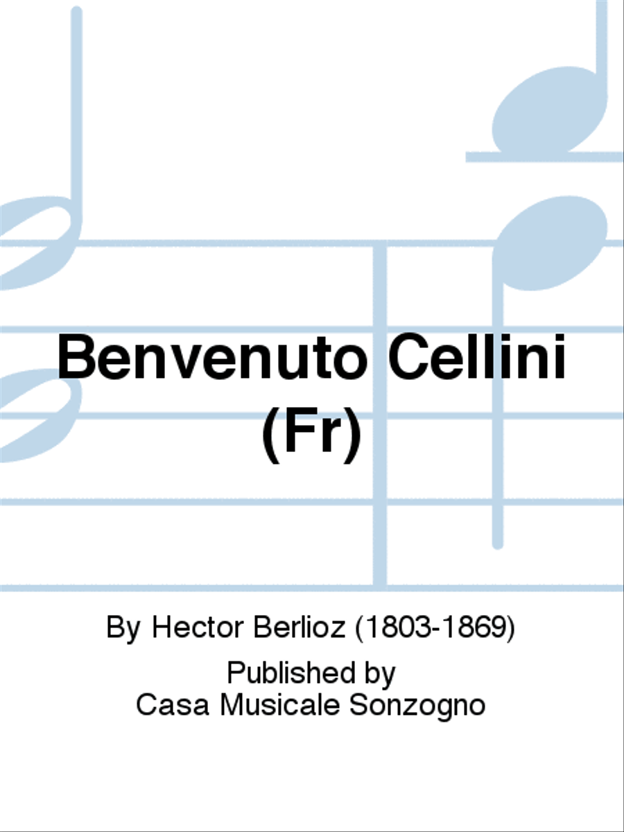Benvenuto Cellini (Fr) School and Community scores gallery preview page 1