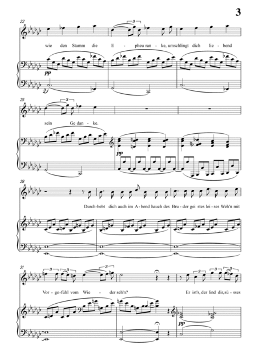 Schubert-Geisternähe in bG for Vocal and Piano Voice scores gallery preview page 4