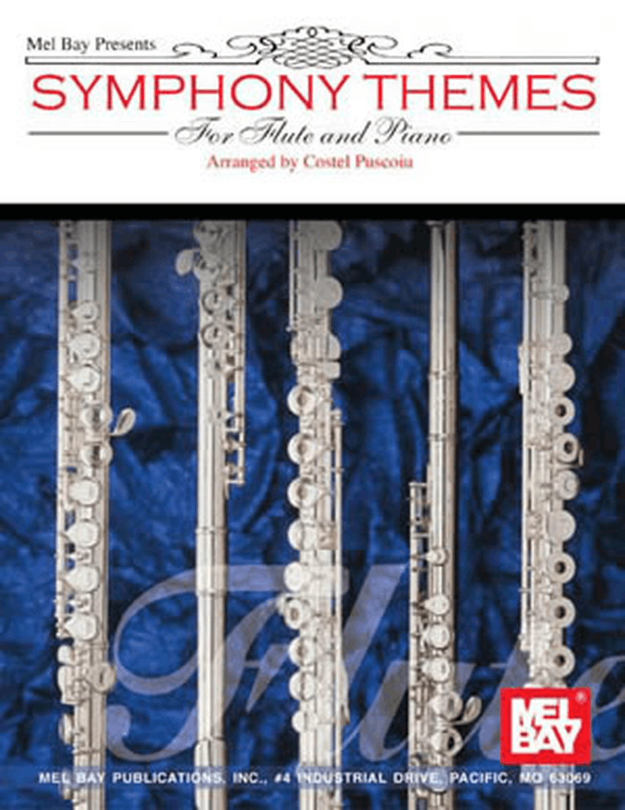 Symphony Themes for Flute and Piano Woodwind Duet scores gallery preview page 1