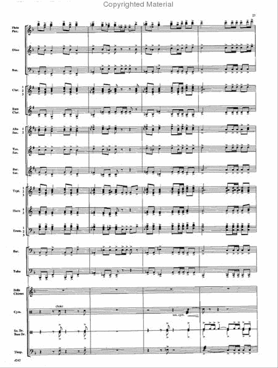 Encomium Encomium Concert Band scores gallery preview page 22