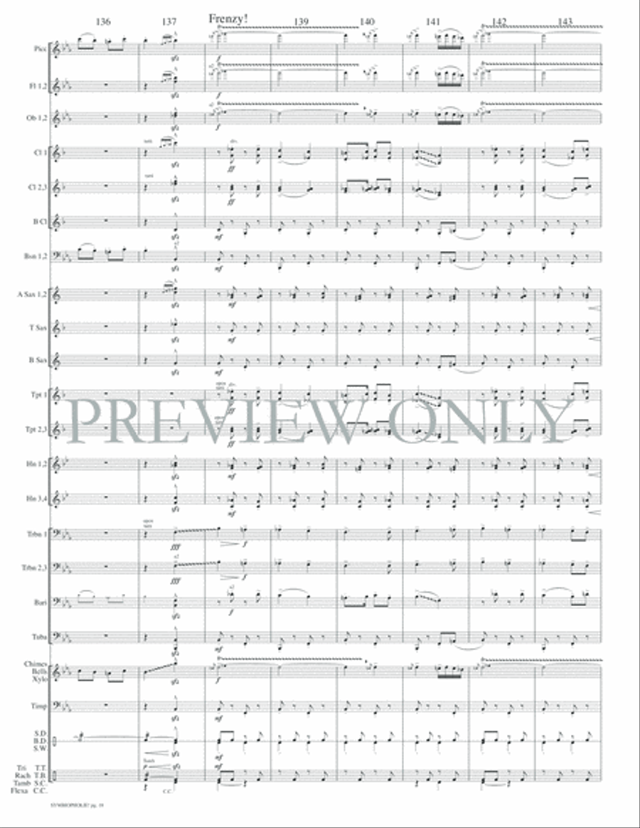 Symbiopholie! Concert Band scores gallery preview page 21