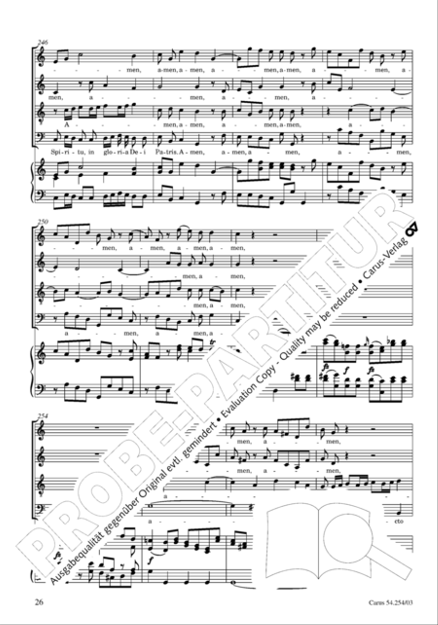 Missa Sancti Hieronymi 4-Part scores gallery preview page 27