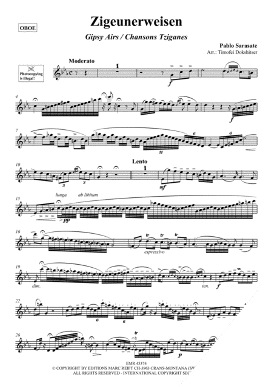 Zigeunerweisen Piano Accompaniment scores gallery preview page 3