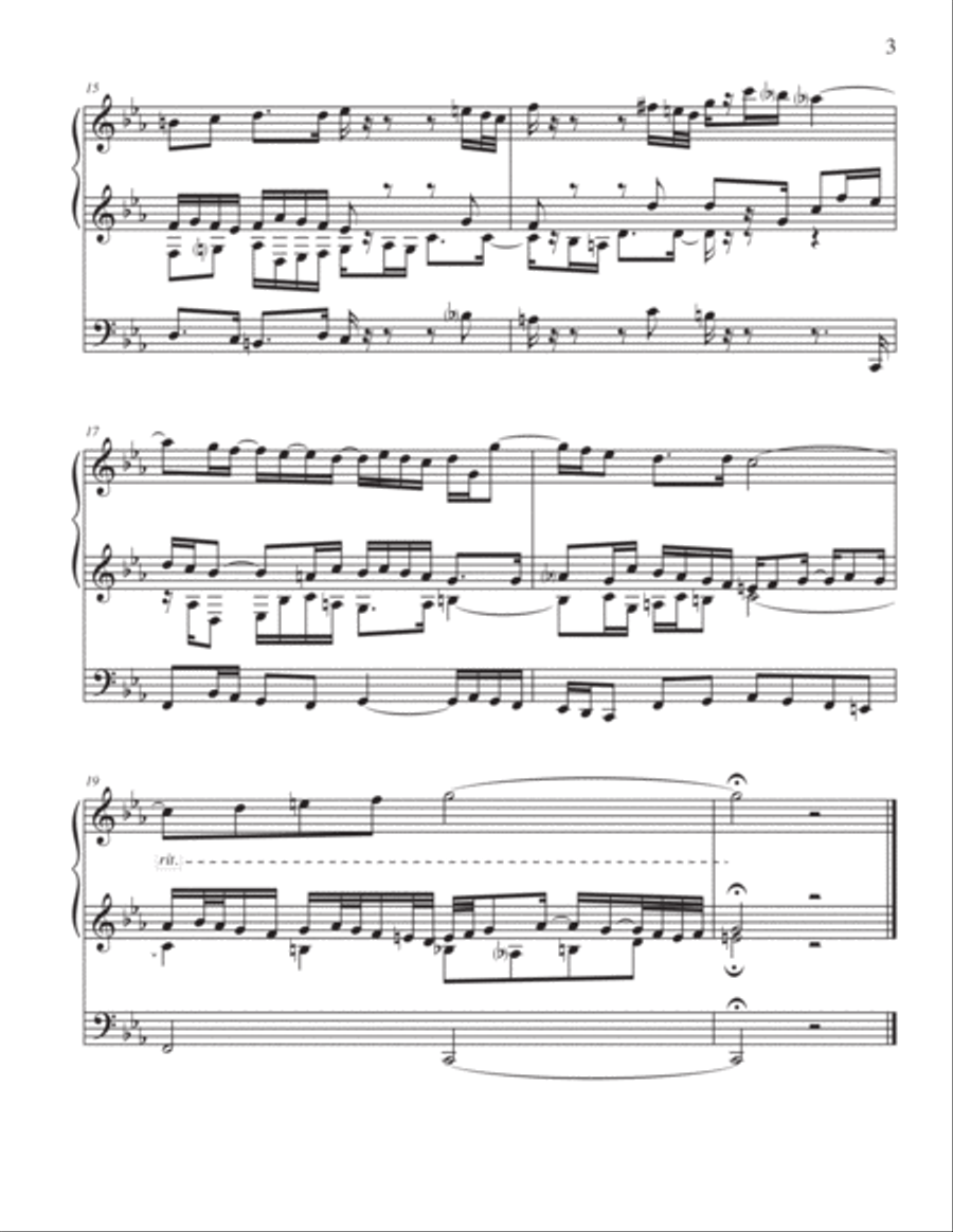 Two Classic Chorales for Organ Organ Solo scores gallery preview page 3