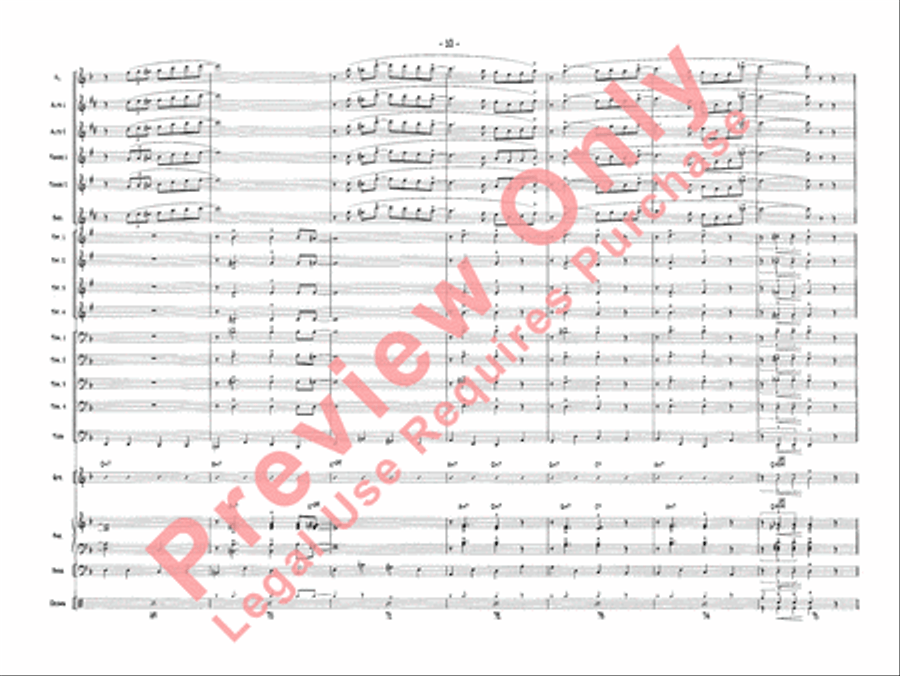 The Days of Wine and Roses Jazz Ensemble scores gallery preview page 13