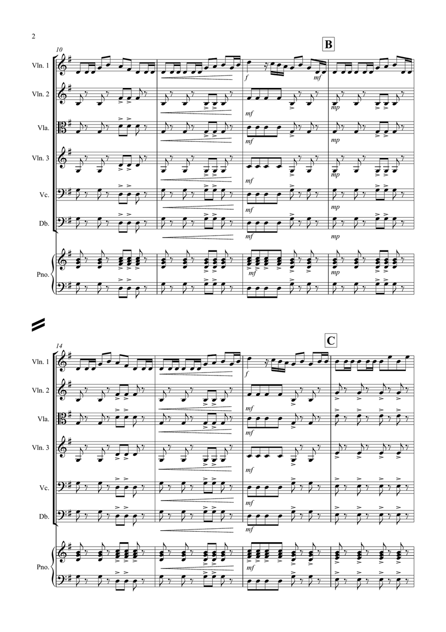 William Tell Overture for String Orchestra String Orchestra scores gallery preview page 2