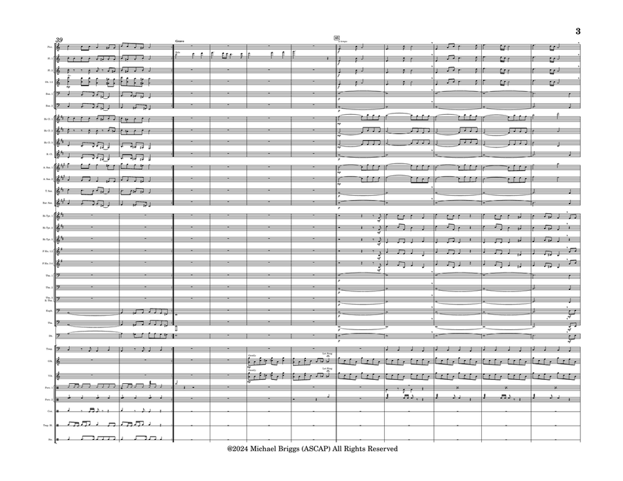 Whistling Woods Concert Band scores gallery preview page 4
