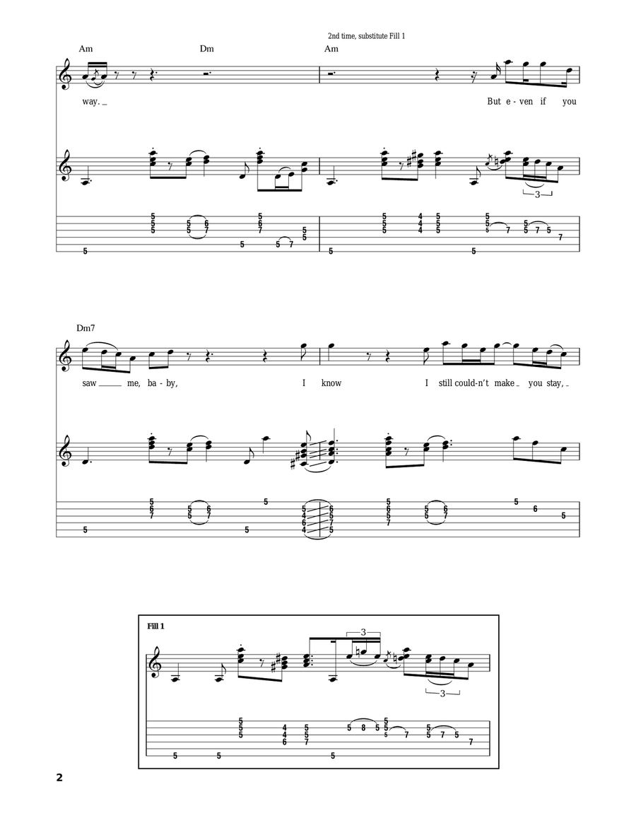 If Heartaches Were Nickels Acoustic Guitar scores gallery preview page 2