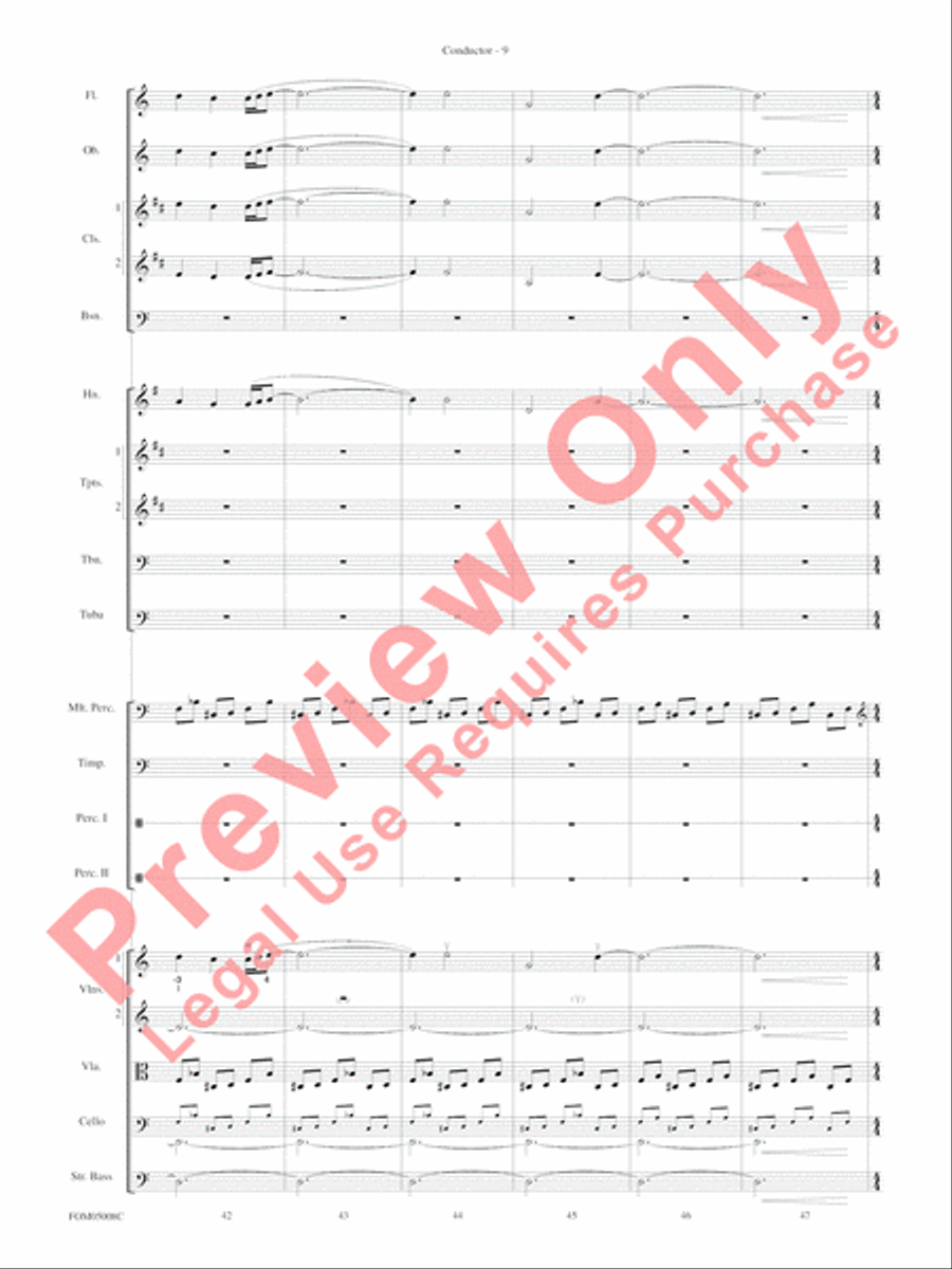 Battle of the Heroes (from Star Wars: Episode III Revenge of the Sith) Full Orchestra scores gallery preview page 12
