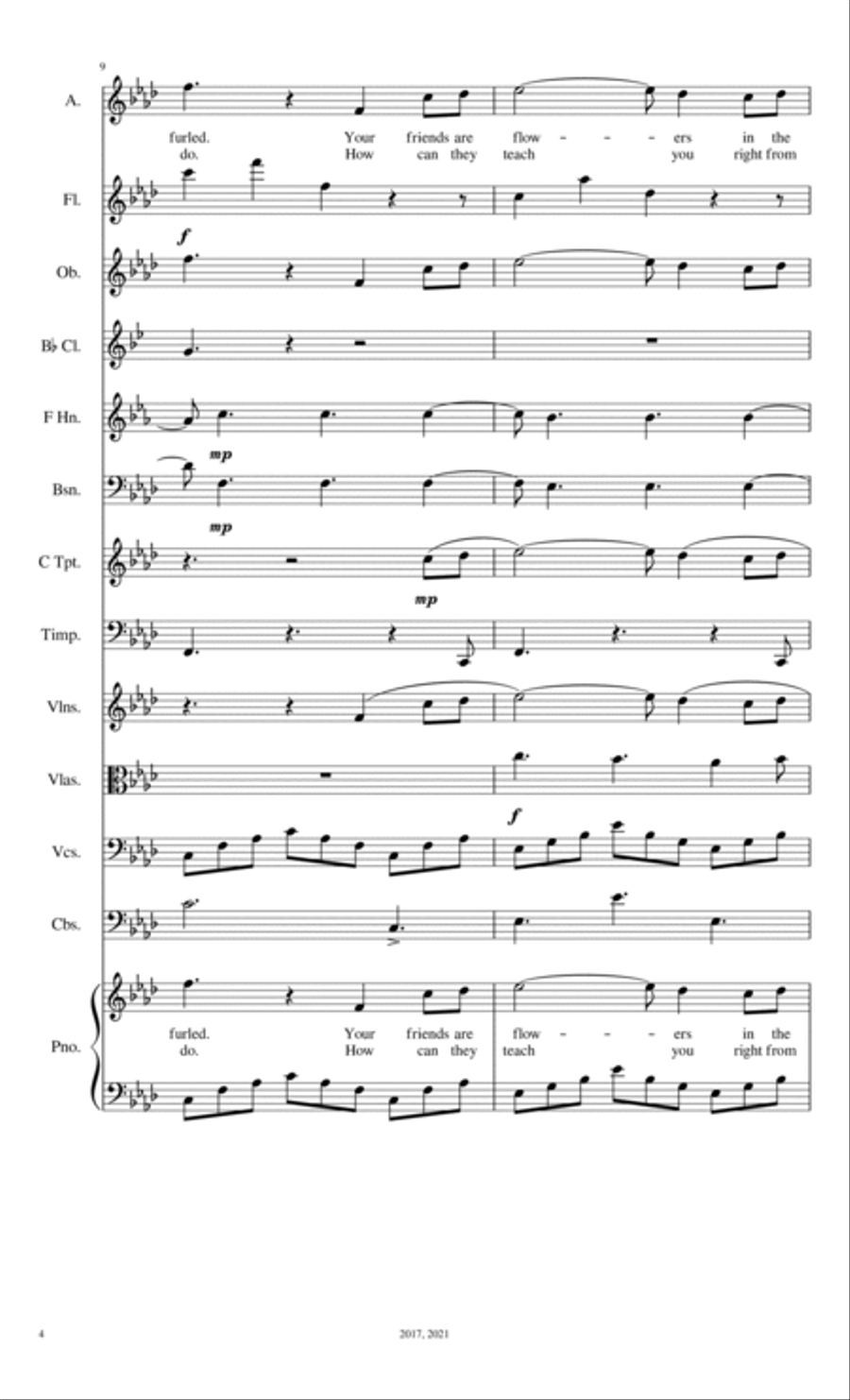Little Girl - Orchestral Version Full Orchestra scores gallery preview page 5
