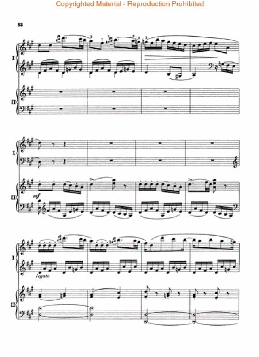 Concerto No. 12 in A, K.414 Piano scores gallery preview page 4