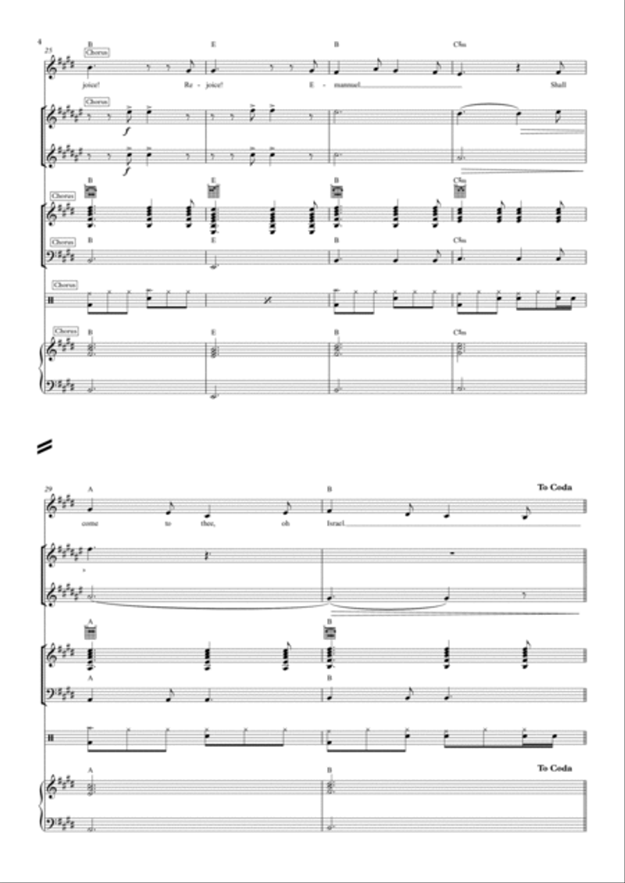 O Come, O Come, Emmanuel Small Ensemble scores gallery preview page 4