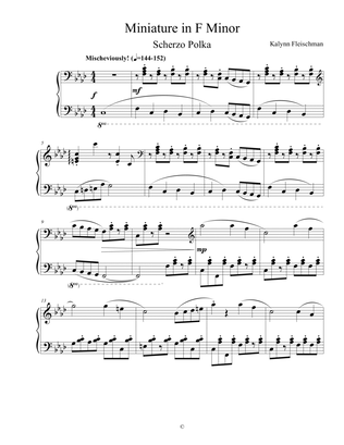 Miniature in F Minor: Scherzo Polka