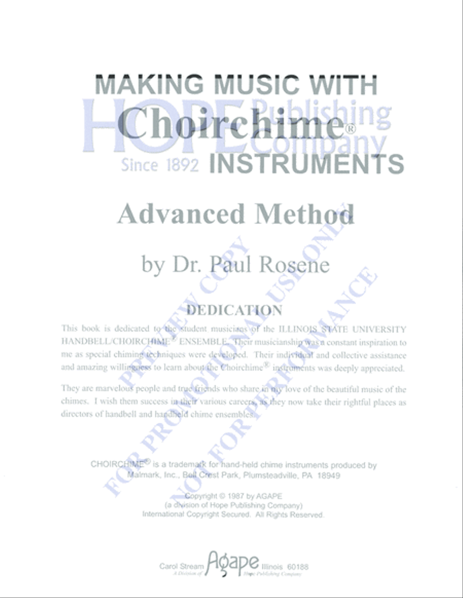 Making Music with Choirchimes 2-Octaves scores gallery preview page 3