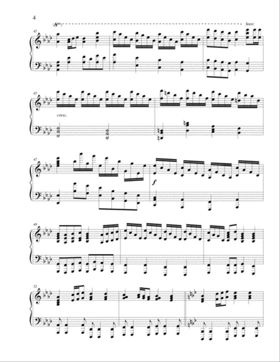 Power Medley Piano Solo scores gallery preview page 5