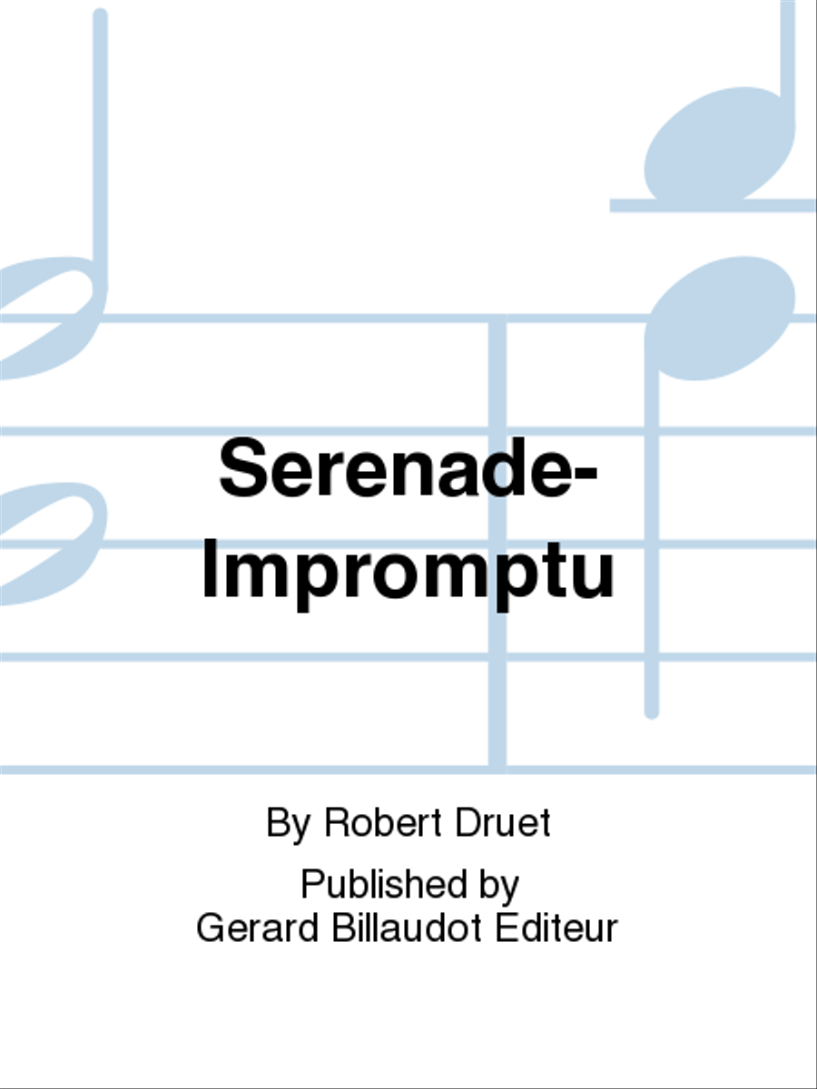 Serenade-Impromptu School and Community scores gallery preview page 1