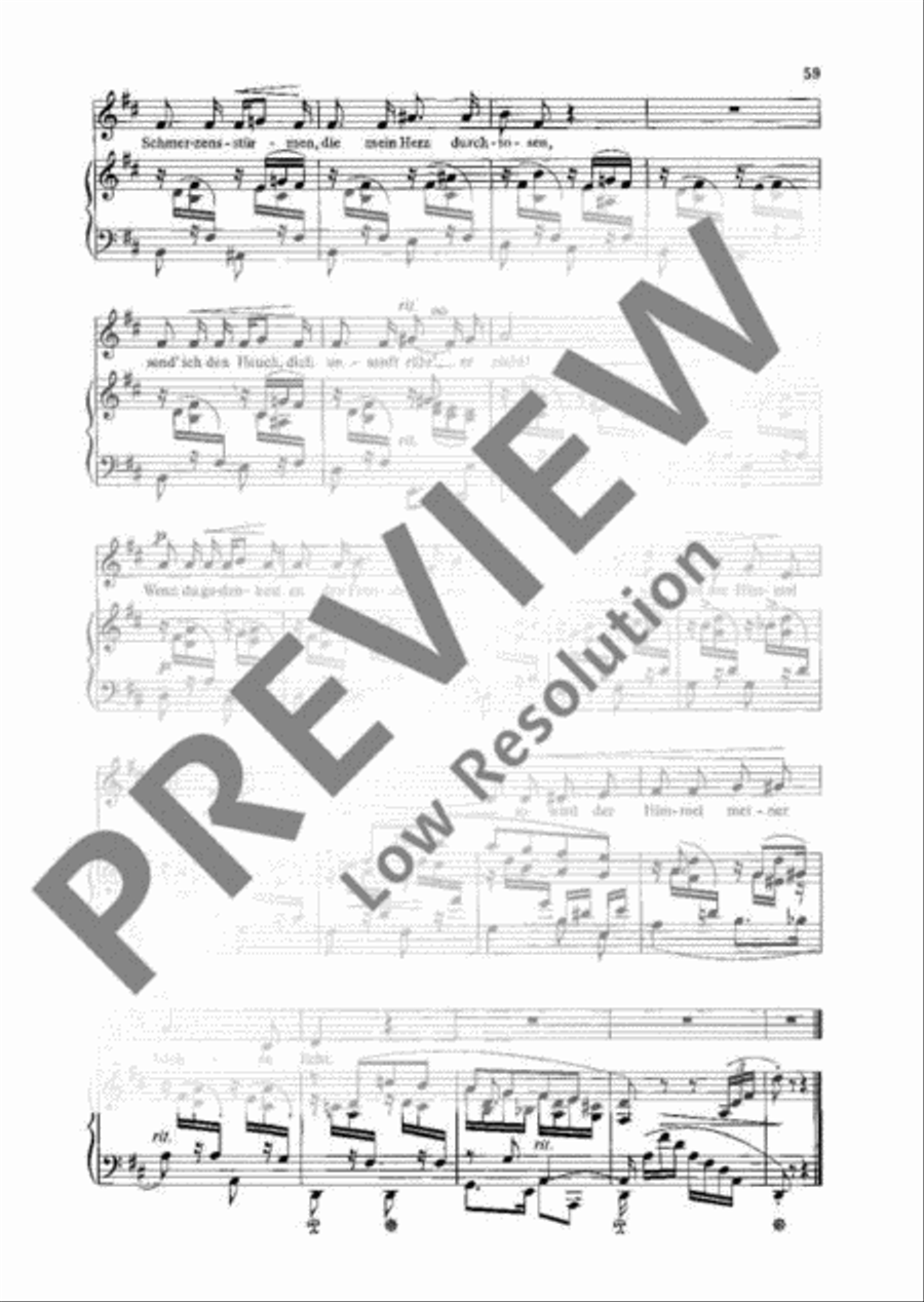 Aus den östlichen Rosen Voice Solo scores gallery preview page 3
