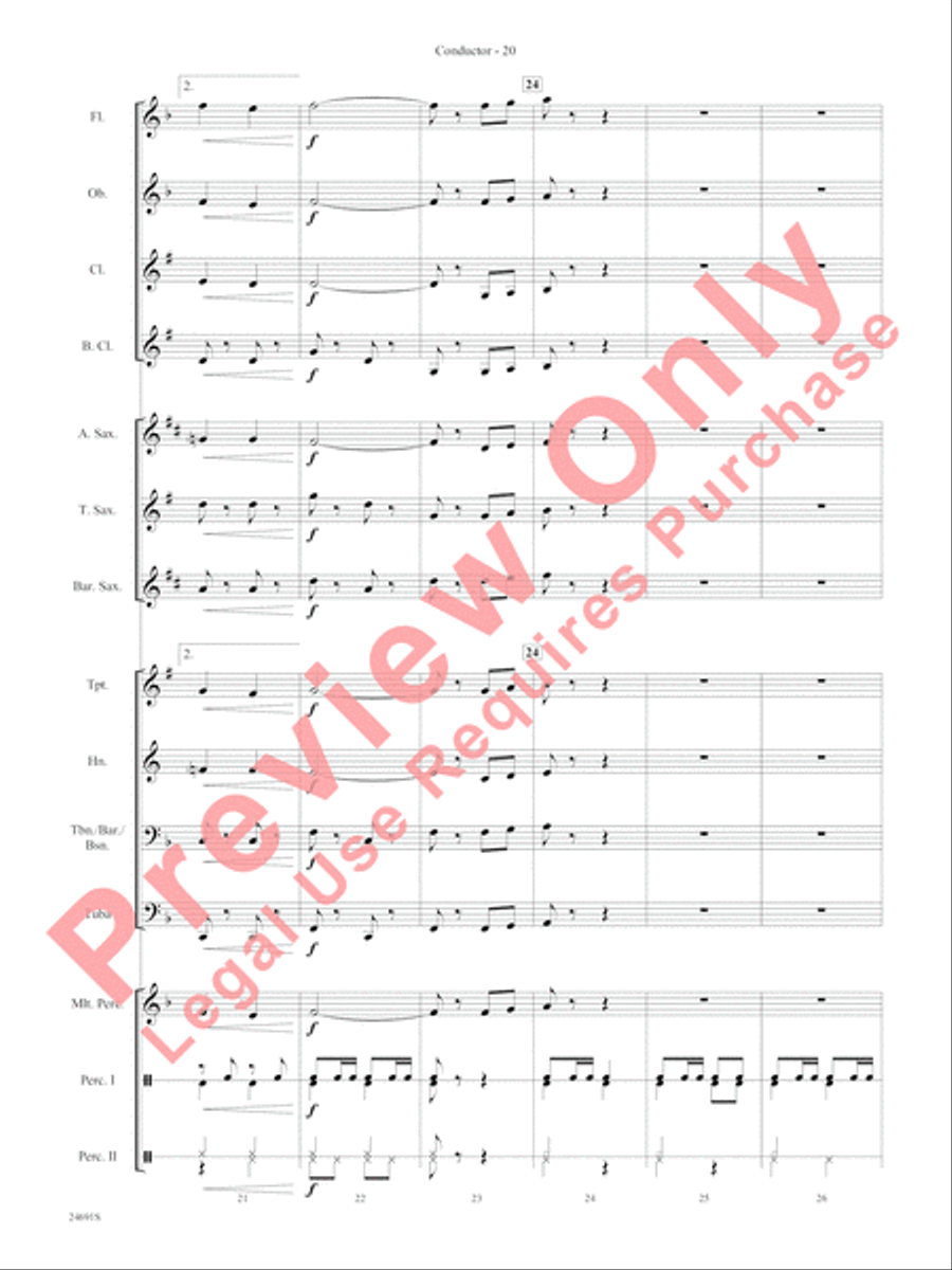 Belwin Very Beginning Band Kit #2 Concert Band scores gallery preview page 23