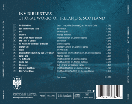 Invisible Stars - Choral works of Ireland & Scotland