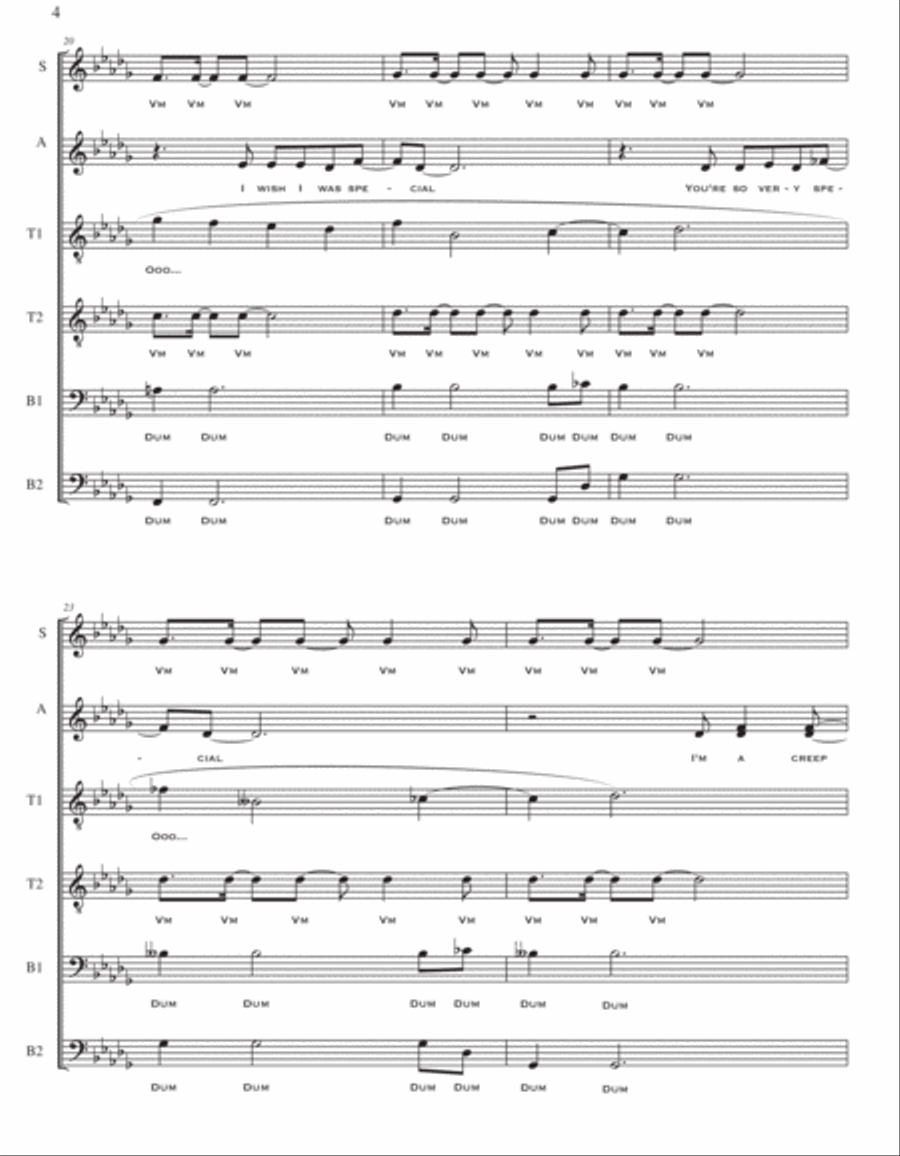 Creep Creep 4-Part scores gallery preview page 5