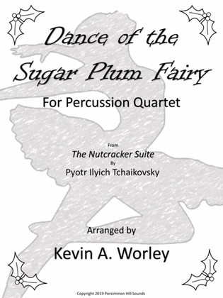 Book cover for Dance of the Sugar Plum Fairy for Percussion Quartet