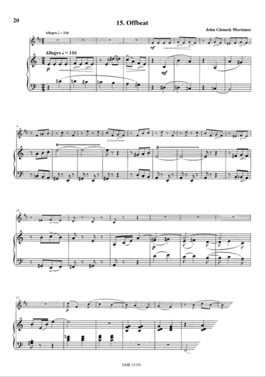 Solo Pieces Vol. 2 Clarinet Solo scores gallery preview page 8