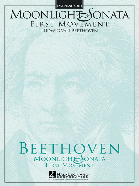 Ludwig van Beethoven: Moonlight Sonata - 1st Movement - Easy Piano